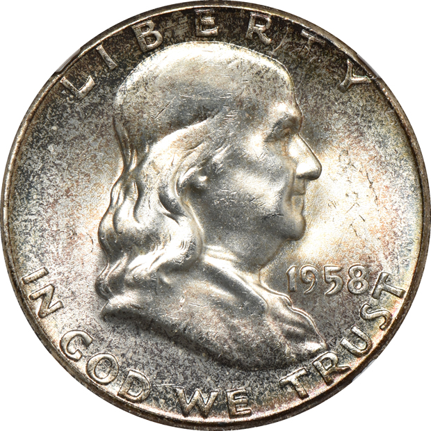 Twenty United States coins certified by NGC