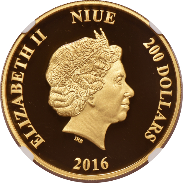 Niue - 2016 1oz gold Star Wars, Darth Vader $200 NGC PR-70 Ultra Cameo
