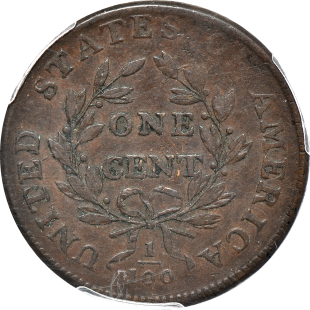 1798 2nd Hair Style AU-50, and an 1818 AU-53, both PCGS