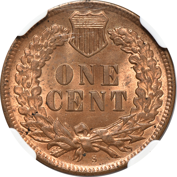 1909-S Indian NGC MS-64 RB