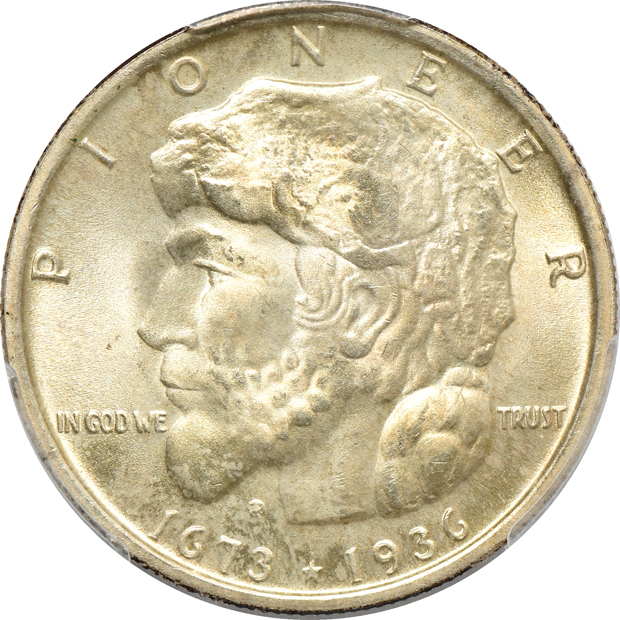 1936 Elgin, 1936 Norfolk, and 1936 York, all PCGS MS-66