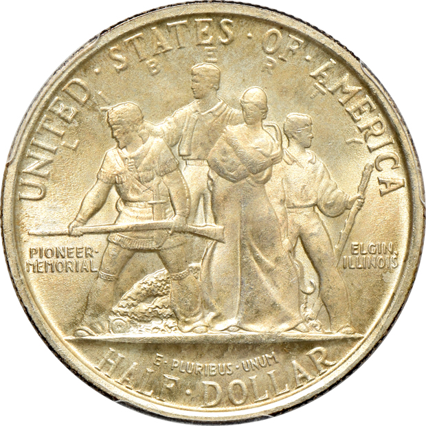 1936 Elgin, 1936 Norfolk, and 1936 York, all PCGS MS-66