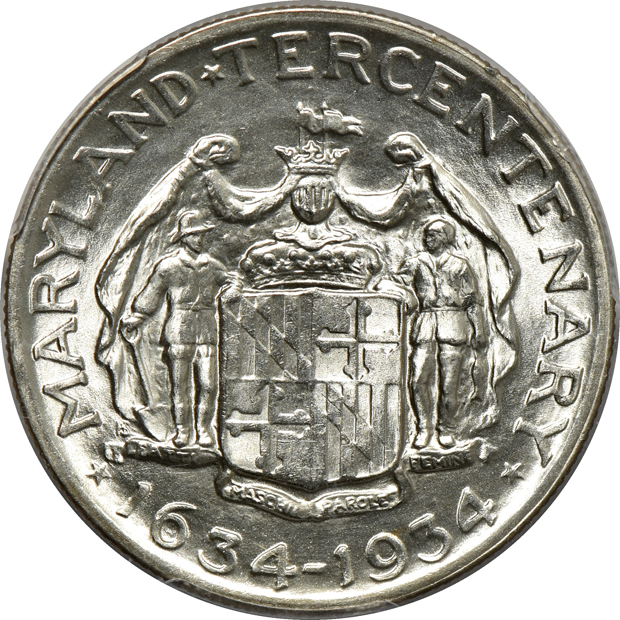 Two 1926-S Oregon MS-66, and a 1934 Maryland MS-65, all PCGS CAC