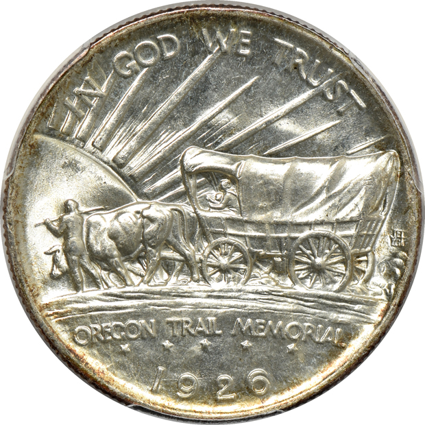 Two 1926-S Oregon MS-66, and a 1934 Maryland MS-65, all PCGS CAC