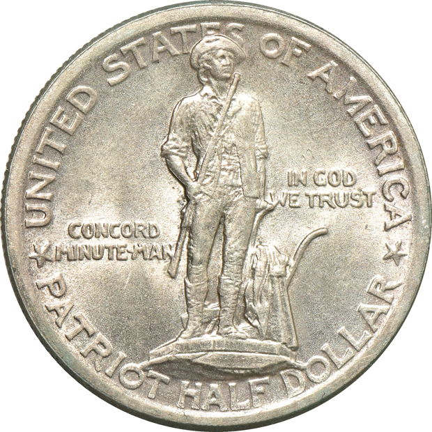 1900 Layfayette dollar, three silver commemorative half-dollars, and a Norse medal