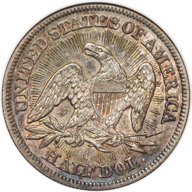 1842 Medium Date and 1853, both ANACS AU-50