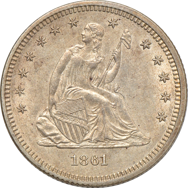 Five U.S. silver type coins