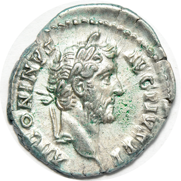 Roman Empire - Augustus Denarius 27 BC-14 AD and Antoninus 138 - 161 AD