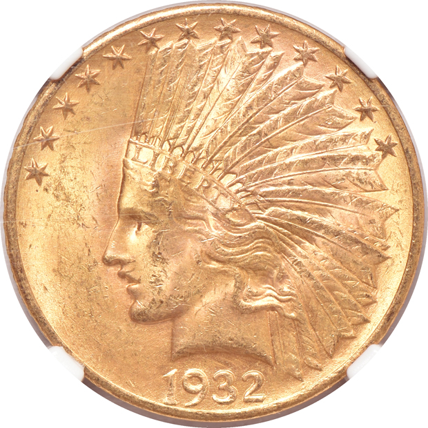 Two 1932 NGC MS-63