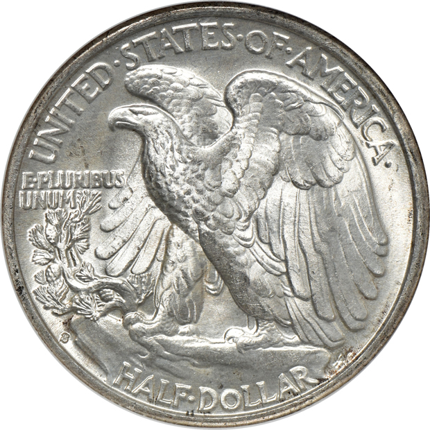 1936-S, 1937-D, and 1941-S, all NGC MS-64