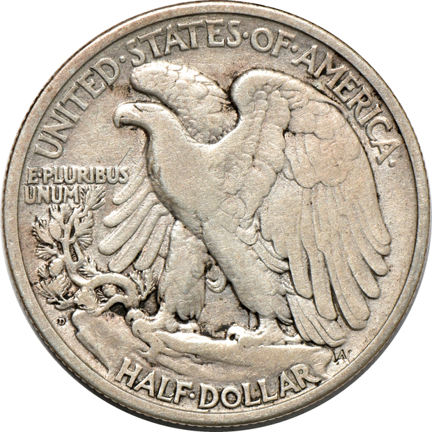 1921-D Fine details/cleaned/obverse scratch, and a 1921-S VF