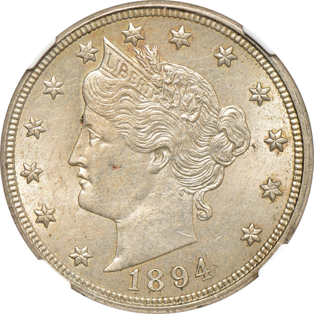 1894 MS-62, 1906 MS-63, and a 1907 MS-62