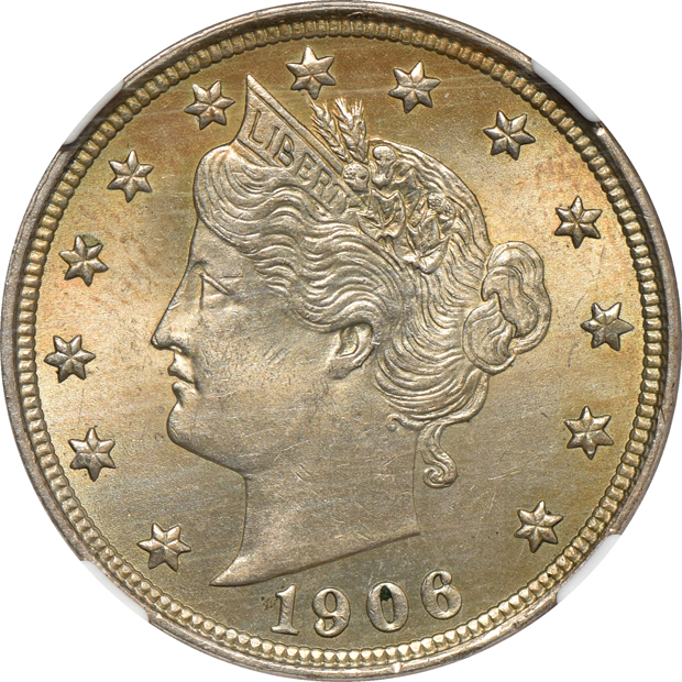1894 MS-62, 1906 MS-63, and a 1907 MS-62