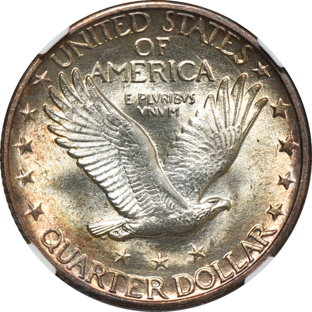 1883 Arrows and Rays Liberty Seated quarter AU-53, 1928-D Standing Liberty quarter MS-62, and a 1935-S Boone silver commemorative half-dollar MS-65, all NGC