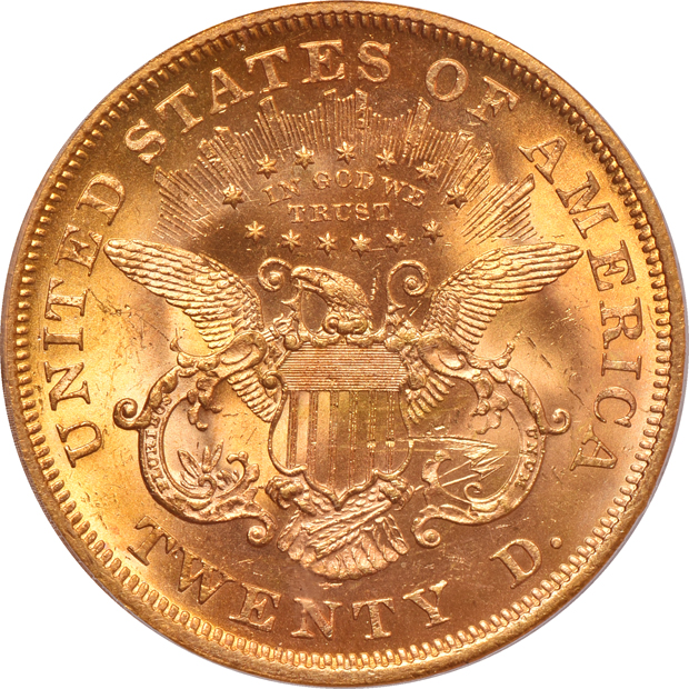 1867 PCGS MS-62