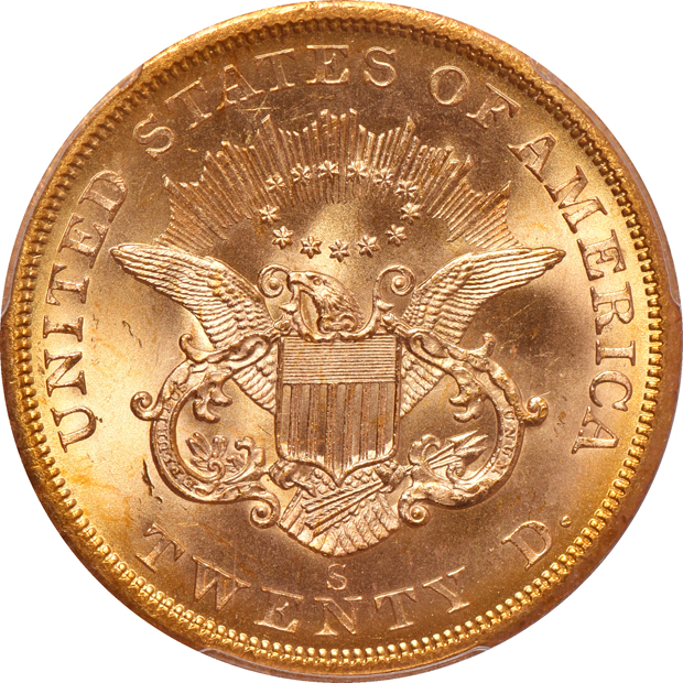 1857-S PCGS MS-65