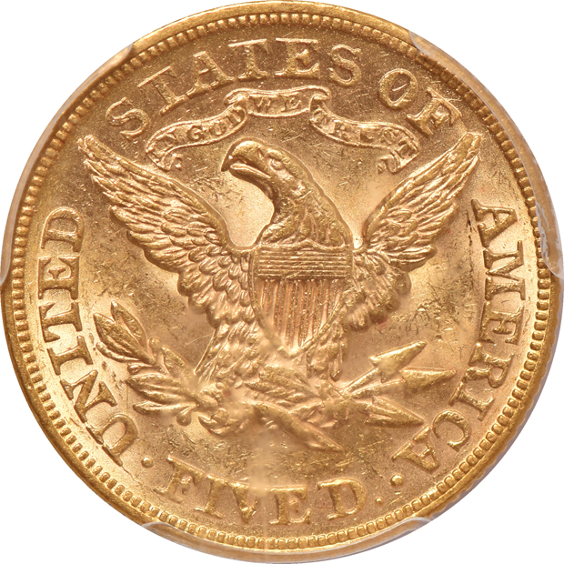 1873 Closed 3 PCGS MS-62