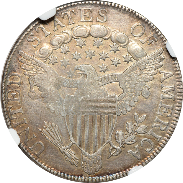 1806 Pointed 6, Stem NGC XF-40
