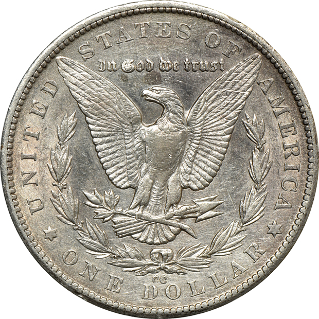 1879-CC Capped Die AU details/cleaned