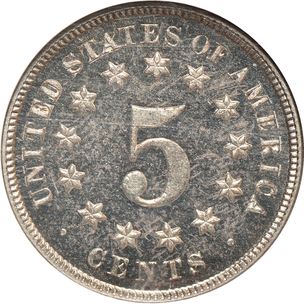 1872 NGC PR-64 CAMEO