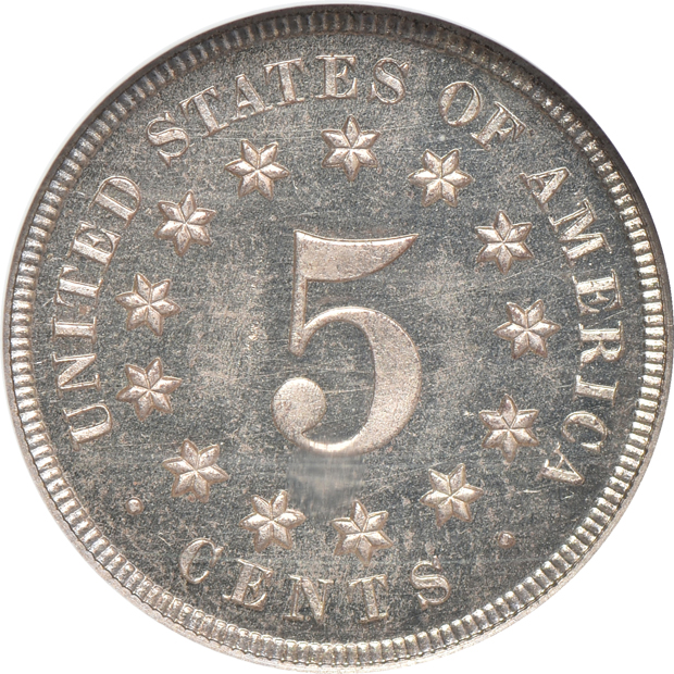 1868 NGC PR-64 CAMEO