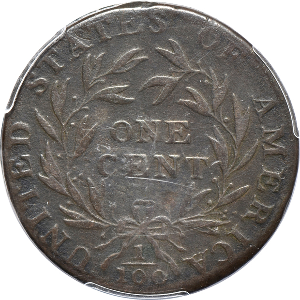 1795 Jefferson Head, Plain Edge PCGS VF-25