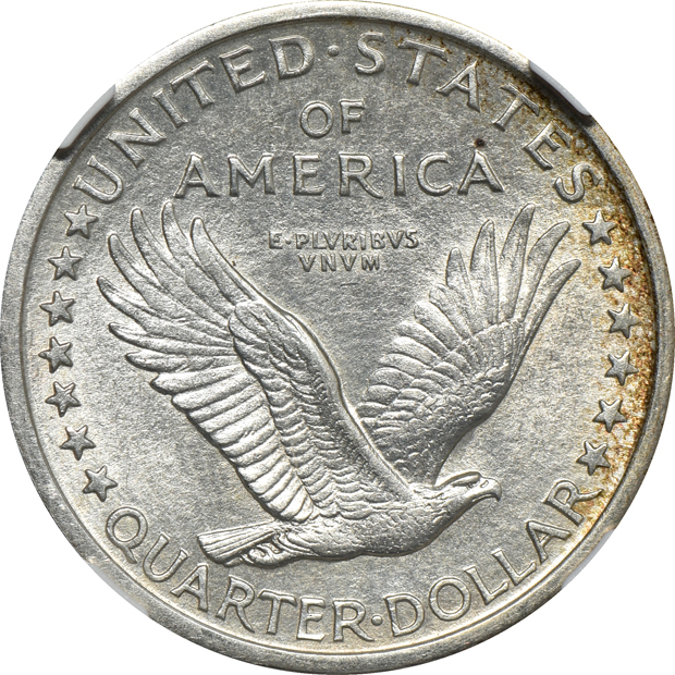 1917 Type 1 MS-62, 1918-D MS-63, and a 1926-D MS-63 (no line), all NGC