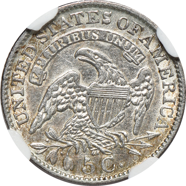 1831 half-dime AU details/cleaned, and a 1903-S Barber dime XF details/cleaned, both NGC