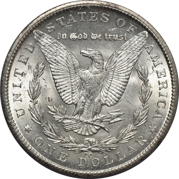1879-CC Capped Die PCGS MS-63 (rattler)