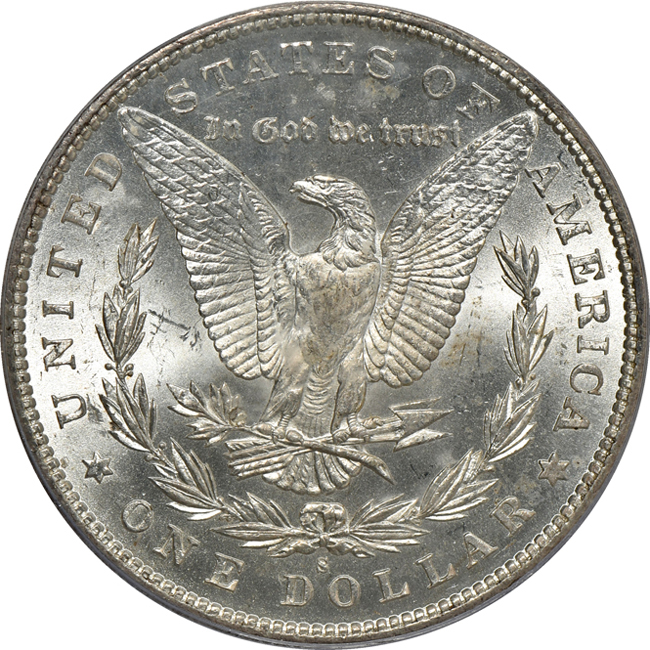 1890-S PCGS MS-66