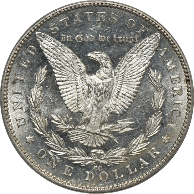 1889-CC PCGS MS-60PL (green label)