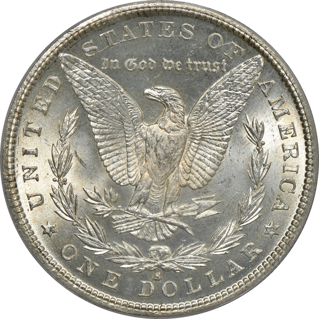 1887-S PCGS MS-65