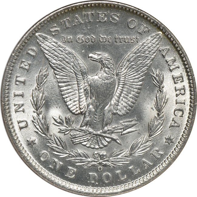 1889-O NGC MS-65
