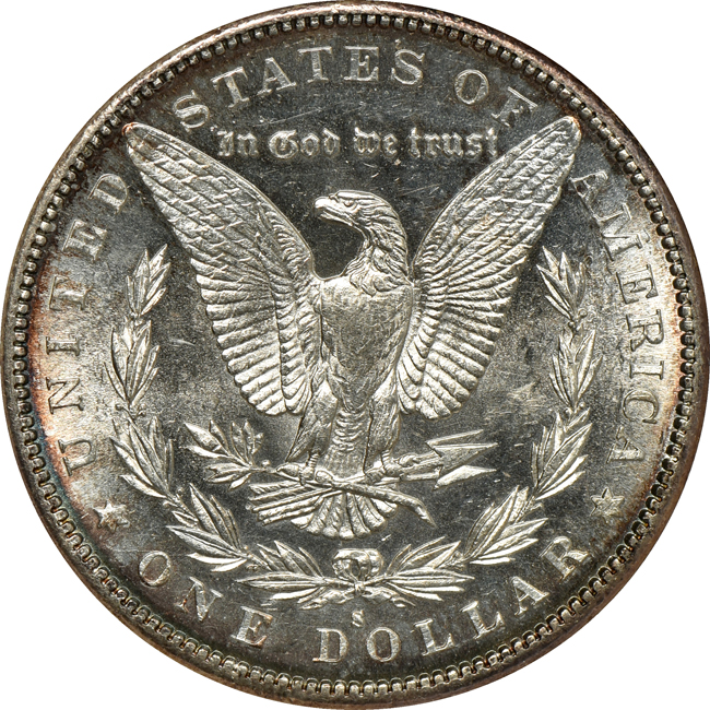 1884-S NGC MS-60 (no line)