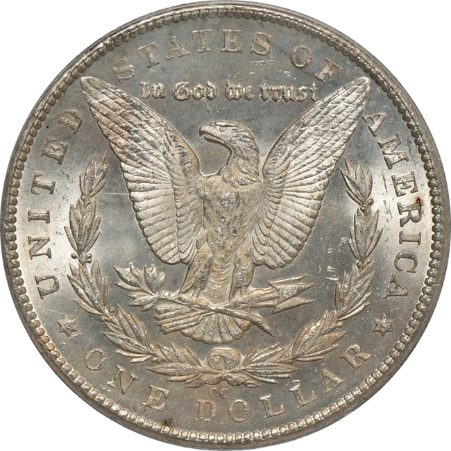 1879-CC PCGS MS-63 (green label) CAC