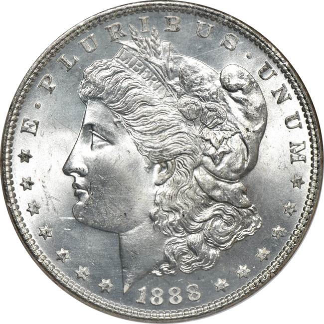 1884 and 1888, both NGC MS-66