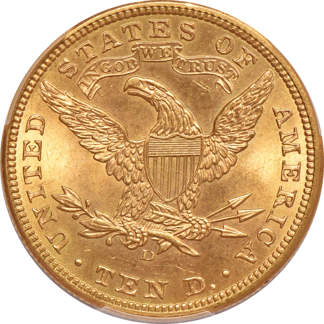 1907-D Liberty PCGS MS-64+