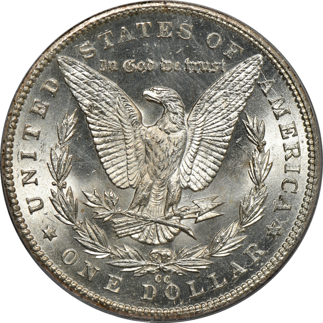 1893-CC PCGS MS-63 (green label)