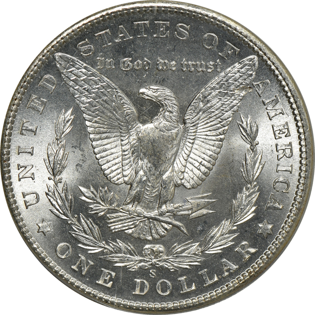 1904-S PCGS MS-64 (green label) CAC