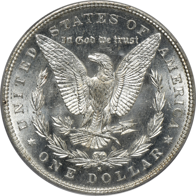 1894-S PCGS MS-64 (green label) CAC