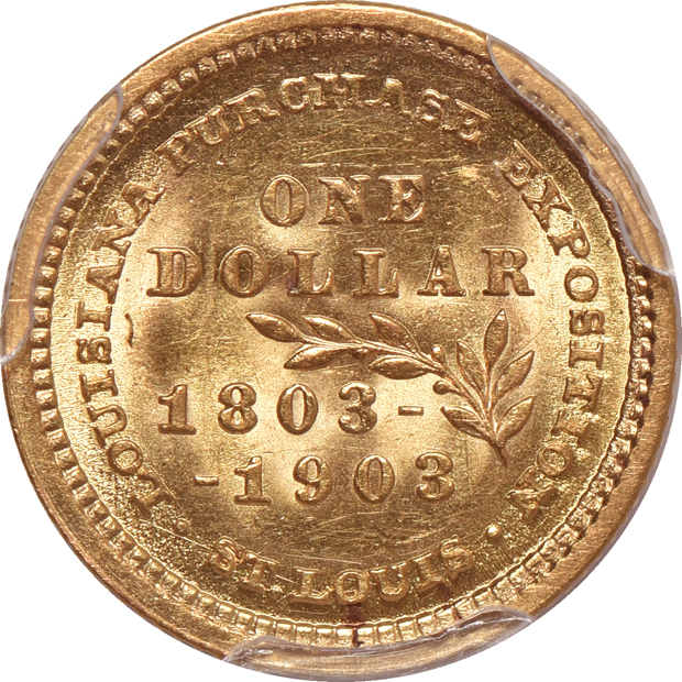 1903 Louisiana Purchase Jefferson PCGS MS-63 CAC