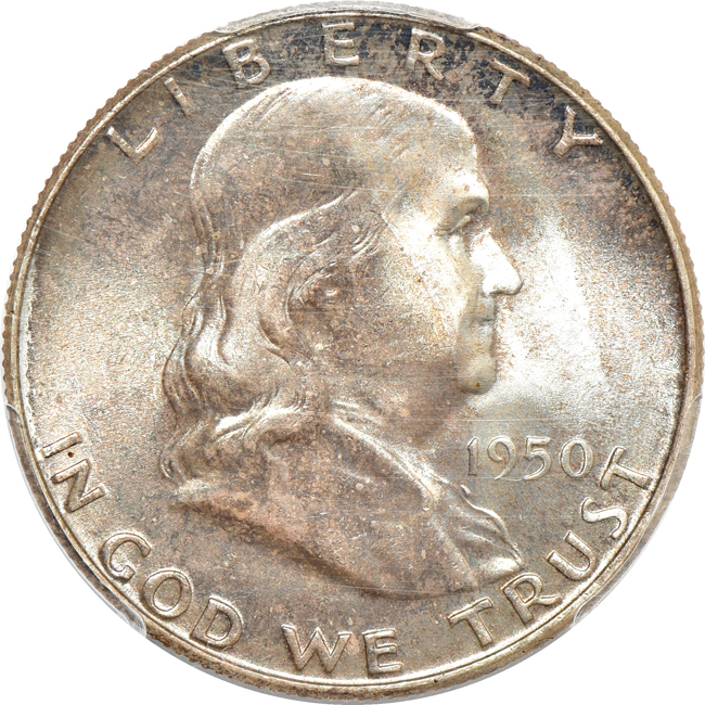 1950 MS-66FBL CAC, and a 1960-D MS-65FBL, both PCGS