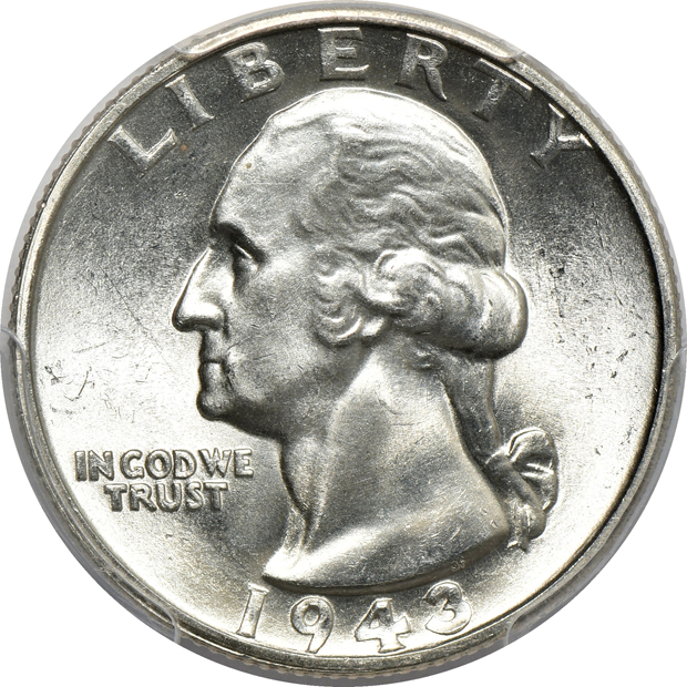 Collection of fifty-nine Washington quarters, 1941 through 1964-D, all PCGS MS-65