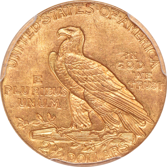 1906 Liberty quarter eagle PCGS MS-62 (green label), and a 1929 PCGS MS-63+