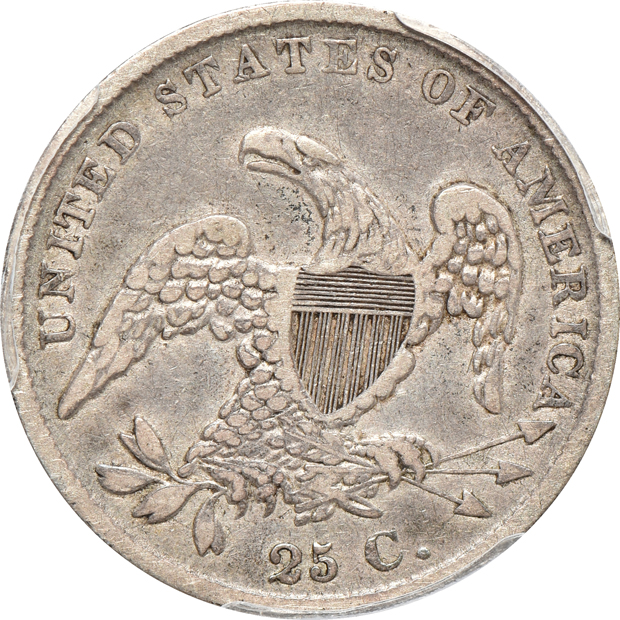Eight 19th century type coins certified by PCGS