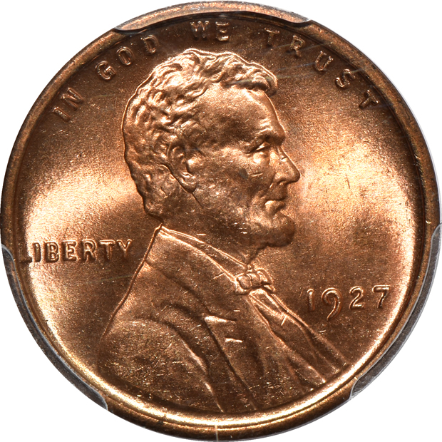 Twelve Lincoln cents certified by PCGS