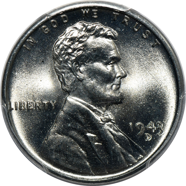 Twelve Lincoln cents certified by PCGS