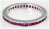 Platinum Ruby Eternity Band
