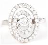 14K White Gold Diamond Ring