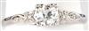 18K White Gold Vintage Ring